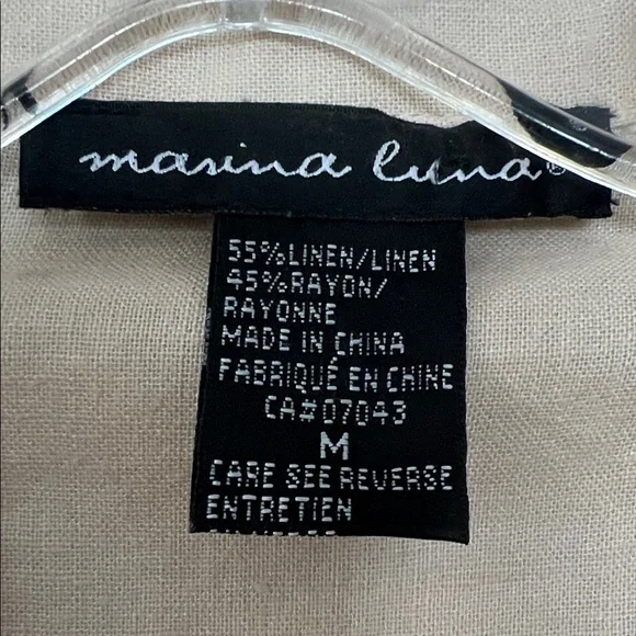 Marina Luna Light Tan Utility Jacket - Picture 2 of 3